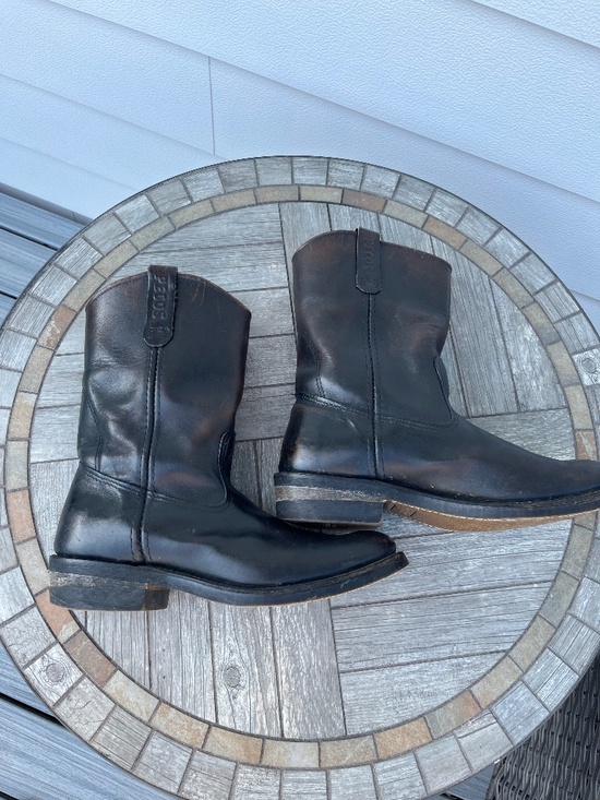 Men\'s Red Wing Pecos 115 Leather Western Work Boots sz 10.5 D Pull On main image 8